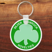 Halloween Silver Shamrock Logo Sleutelhanger (Voorkant)