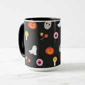 Halloween simple café Mug (Devant gauche)