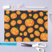 Halloween Sinaasappel & Black Cartoon Pumpkin - Tissuepapier (Craft)