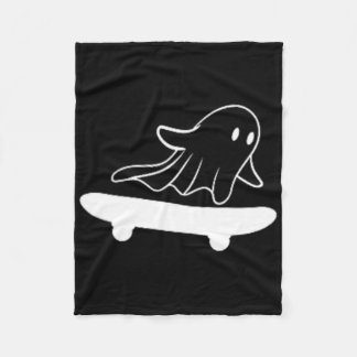 Halloween Skateboarden Spook In Zak Skateboard Fleece Deken