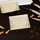Halloween Skelet Botten Perzik Perkament Aangepast Post-it® Notes