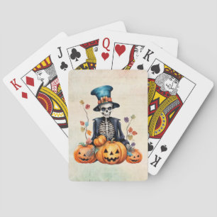 Halloween Skelet Classic Speelkaarten