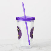 Halloween Skelet Dracula Mummy Grim Reaper Acryl Drinkbeker (Links)