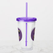 Halloween Skelet Dracula Mummy Grim Reaper Acryl Drinkbeker (Rechts)