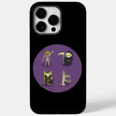 Halloween Skelet Dracula Mummy Grim Reaper Case-Mate iPhone Case (Achterkant)
