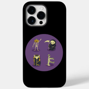 Halloween Skelet Dracula Mummy Grim Reaper Case-Mate iPhone 14 Pro Max Hoesje