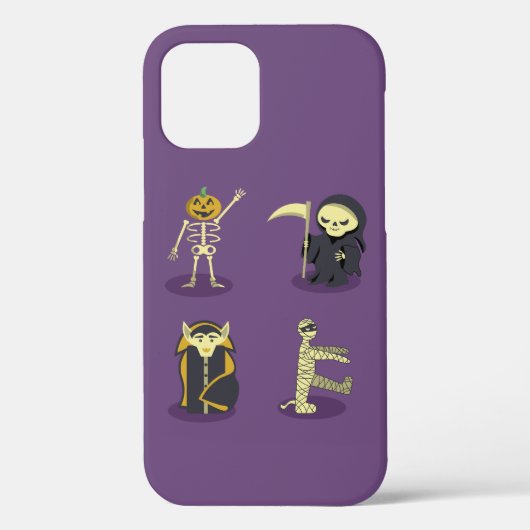 Halloween Skelet Dracula Mummy Grim Reaper Case-Mate iPhone Case (Achterkant)