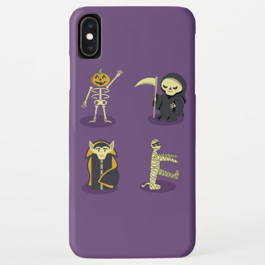 Halloween Skelet Dracula Mummy Grim Reaper Case-Mate iPhone Case (Achterkant)