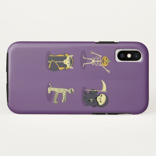 Halloween Skelet Dracula Mummy Grim Reaper Case-Mate iPhone Case (Achterkant (horizontaal))