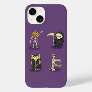 Halloween Skelet Dracula Mummy Grim Reaper Case-Mate iPhone 14 Hoesje