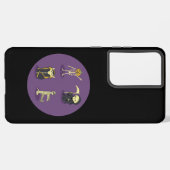 Halloween Skelet Dracula Mummy Grim Reaper Samsung Galaxy Hoesje (Linkerkant)