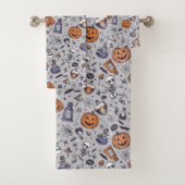 Halloween Skelet en Potions Patroon Bad Handdoek (Insitu)