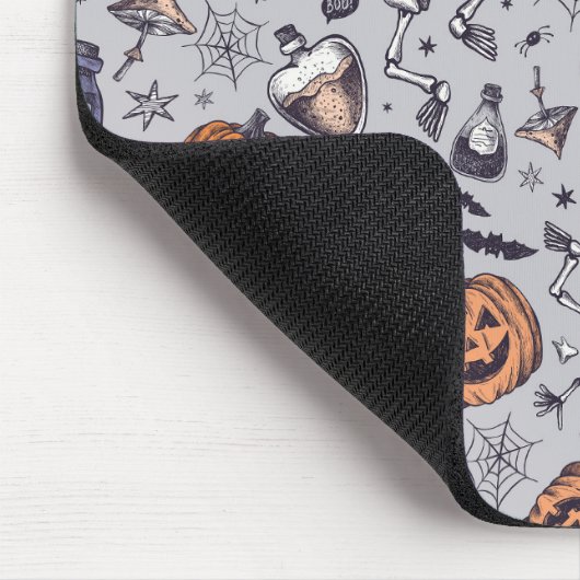 Halloween Skelet en Potions Patroon Muismat (Hoek)