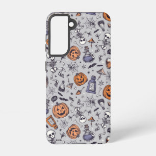 Halloween Skelet en Potions Patroon Samsung Galaxy Hoesje