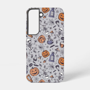 Halloween Skelet en Potions Patroon Samsung Galaxy Hoesje