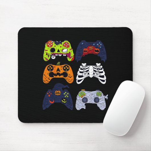 Halloween Skelet Gaming Controllers Zombie Mummy Muismat (Met muis)