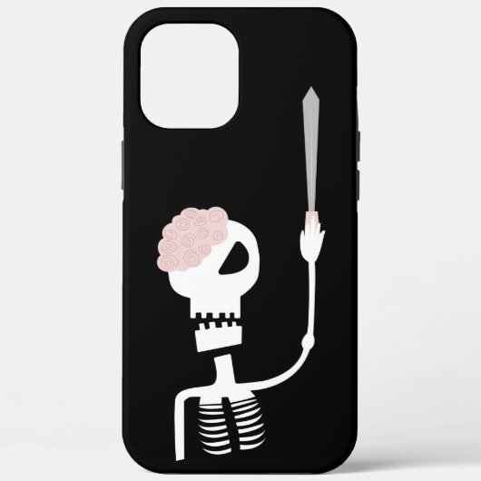 Halloween skelet met een zwaard Case-Mate iPhone case (Achterkant)