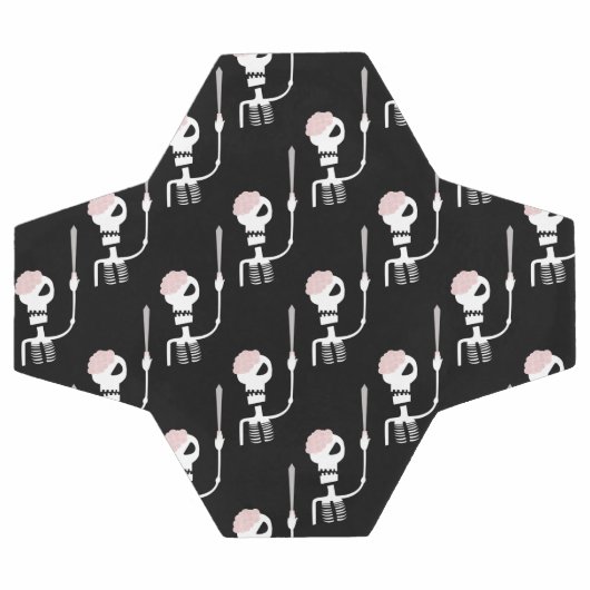 Halloween skelet met een zwaard voetbal (Enkel)