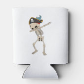 Halloween Skelet Pirate Dab Dance Blikjeskoeler (Achterkant)