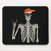 Halloween Skelet Rock On Hand Skelet M Muismat (Voorkant)