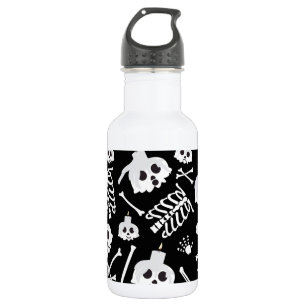 Halloween Skelet Schedel Botten Waterfles