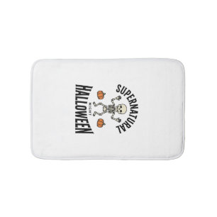 Halloween Skelet Supernatuurlijk Grappig Vintage_1 Badmat