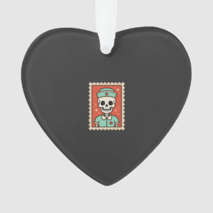 Halloween Skelet Verpleegster Stempel Ontwerp_1 Ornament