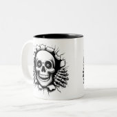 Halloween Skeleton 3D Mug (Devant gauche)