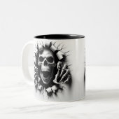 Halloween Skeleton 3D Mug (Devant gauche)
