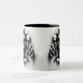 Halloween Skeleton 3D Mug Tweekleurige Koffiemok (Center)