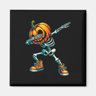 Halloween Skeleton Boys Trick Treat Funny Pumpkin Magneet