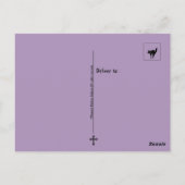 Halloween Skeleton Briefkaart (Achterkant)