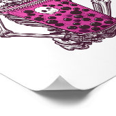 Halloween Skeleton Bubble Tea Poster (Hoek)