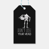 Halloween Skeleton Cadeaulabel (Voorkant)