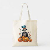 Halloween Skeleton Canvas tas (Achterkant)