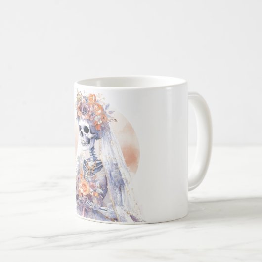 Halloween Skeleton Coffee Mug (Devant droit)