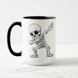 Halloween Skeleton Dabbing Mok