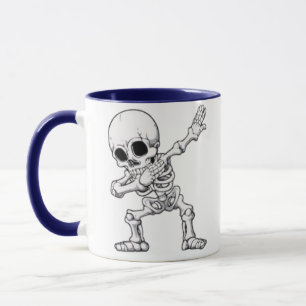 Halloween Skeleton Dabbing Mok