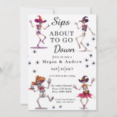 Halloween Skeleton Dance Kaart (Voorkant)