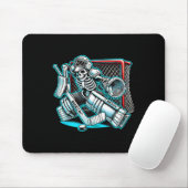 Halloween Skeleton Goalie Hockey Muismat (Met muis)