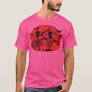 Halloween Skeleton Halloween Costume Trick Or Trea T-shirt