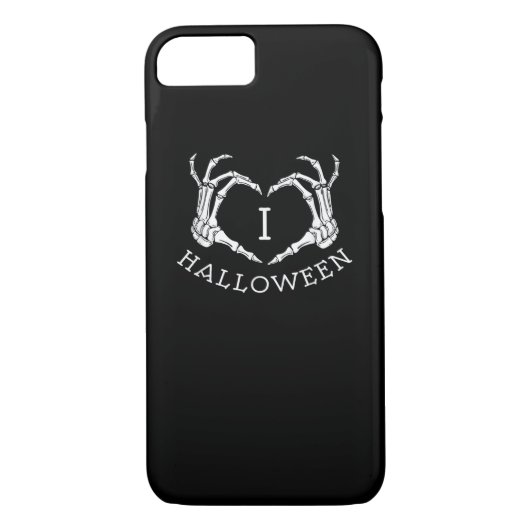 Halloween Skeleton Heart Herfst Case-Mate iPhone Case (Achterkant)