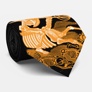 Halloween Skeleton Horseman Necktie Stropdas
