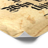 Halloween Skeleton Humor Poster (Hoek)