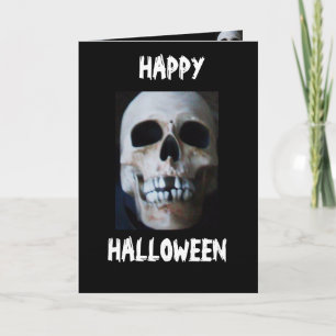 HALLOWEEN SKELETON JOKE card Kaart