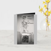 Halloween Skeleton Kantoor Union Coffee Break Kaart (Gele Bloem)