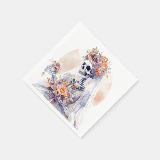 Halloween Skeleton Papieren servetten (Hoek)