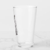 Halloween Skeleton - Pint Glass Glas (Links)