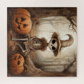 Halloween Skeleton Puzzel (Horizontaal)
