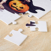 Halloween Skeleton Puzzle - Jolie Sorcière Skeleto (Côté)